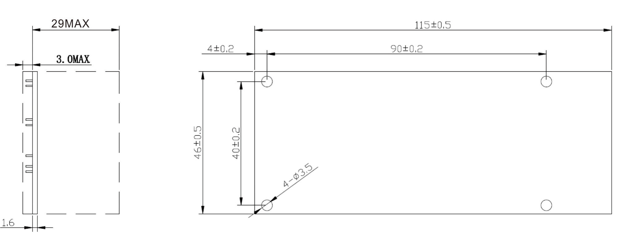 Bare panel low power 12v 3a variable adjustable switching power supply(图2)