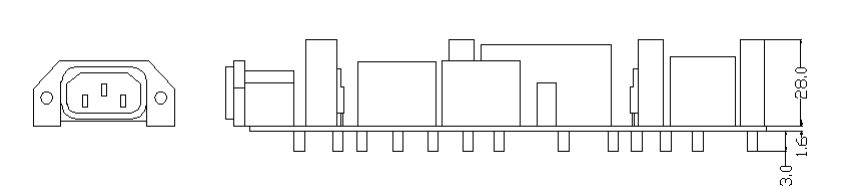 54V/4.7A 12v/2.5a 260w switching power supply module bare board AC-DC buck module Step-down module(图2)