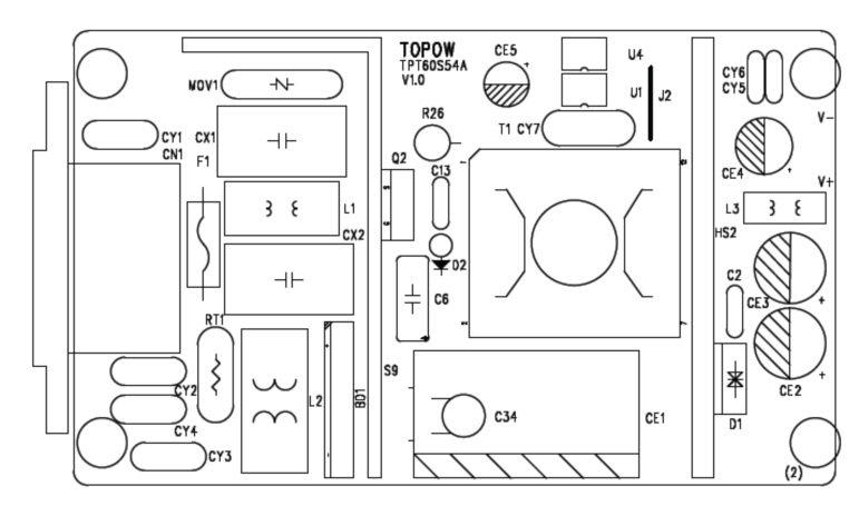 60W bare board power supply (54V)(图6)