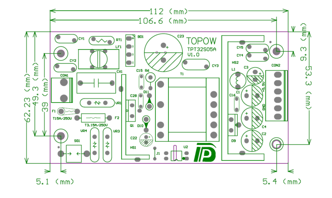32W Open Frame Power Supply(图1)