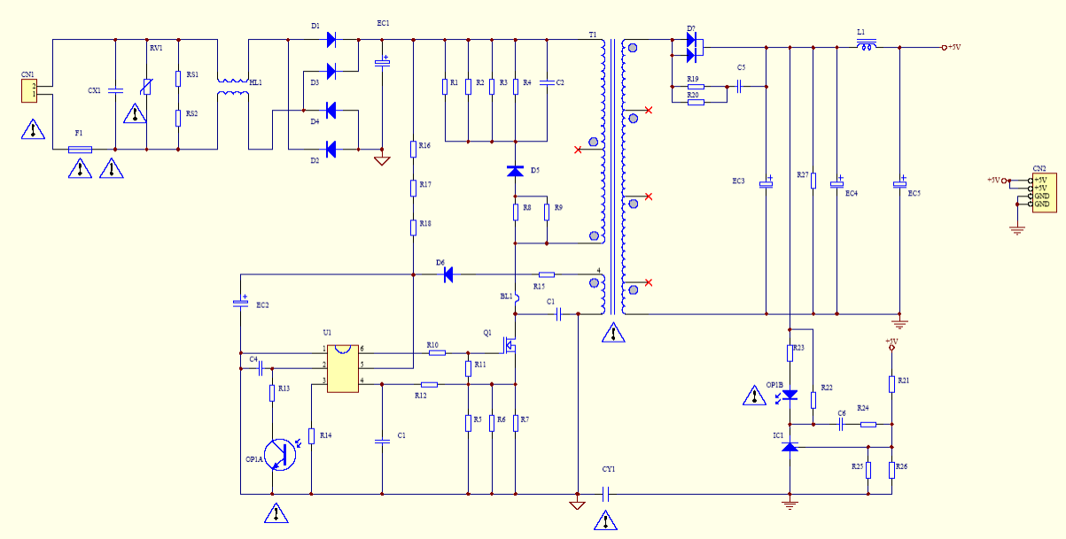 AC 90-264V Open Frame Switching Power Supply 20W Bare Board PCB Module DC 12V 1.75A(图2)